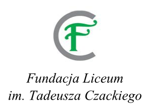 Logo Fundacji Liceum im. Tadeusza Czackiego